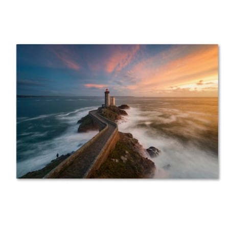 Mathieu Rivrin 'Last Rays In Brittany' Canvas Art,30x47